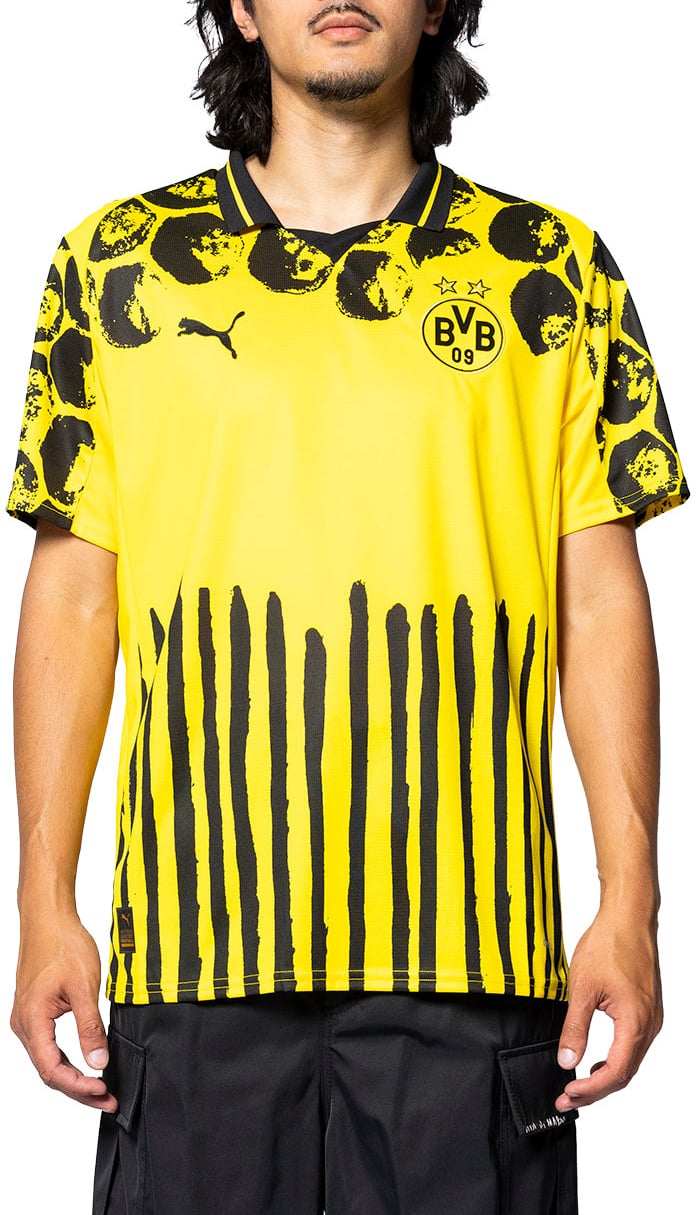 Puma KIDSUPER BVB JERSEY REPLICA FASTER YELLOW BLACK Geel