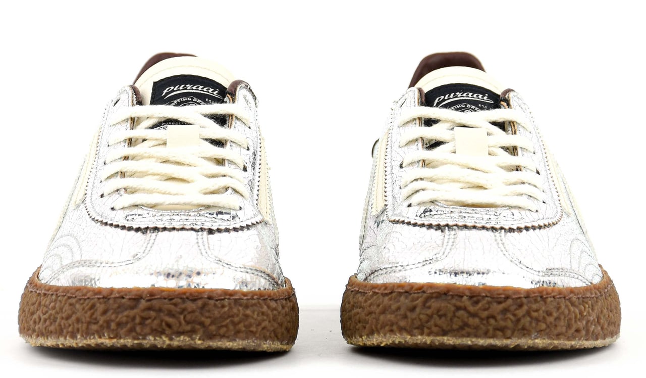 Puraai Xs Sneaker Cracked Zilver