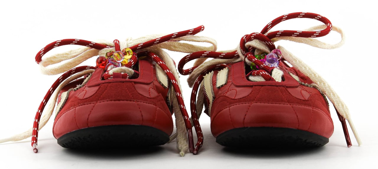 Puraai Lizzard Crimson Line Rood