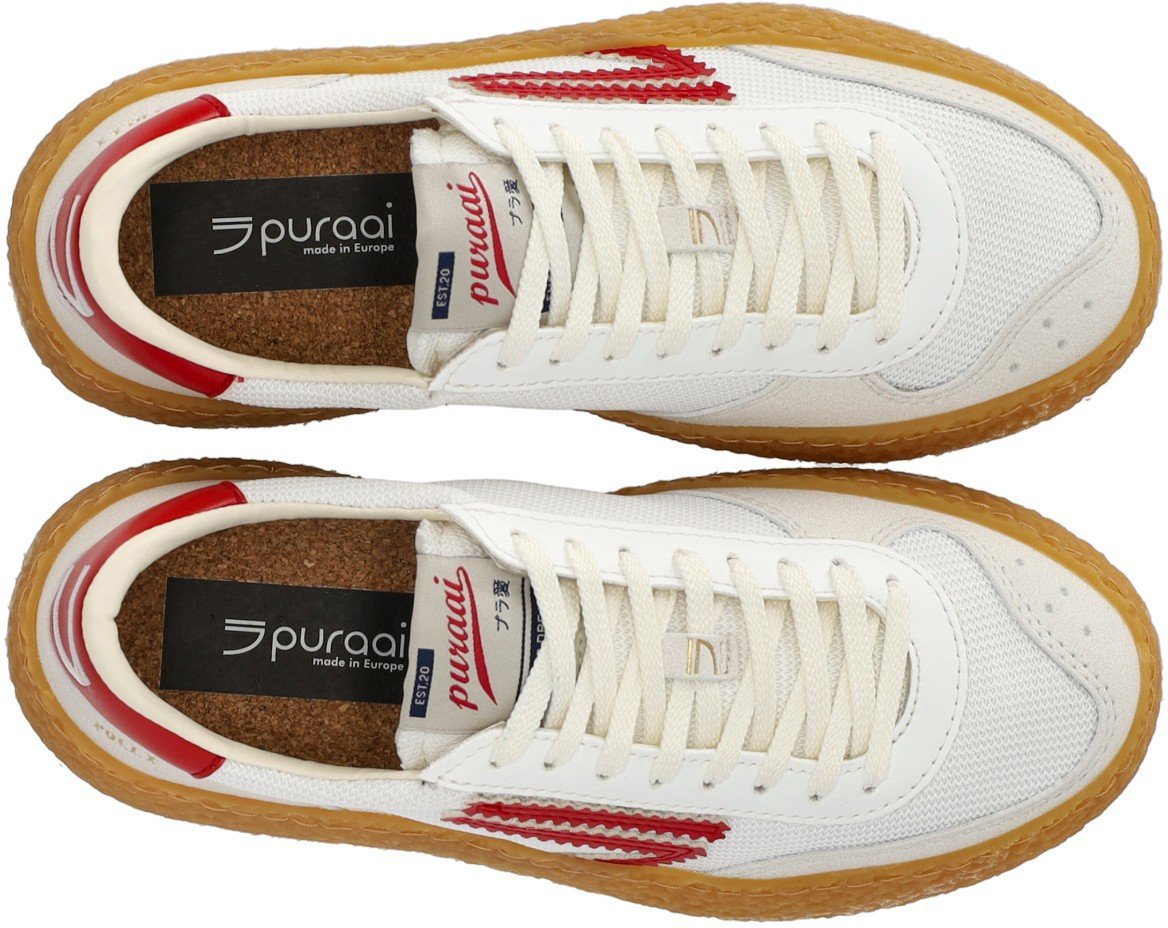Puraai PURAAI 4.05 POLLY APPLE SNEAKER Wit