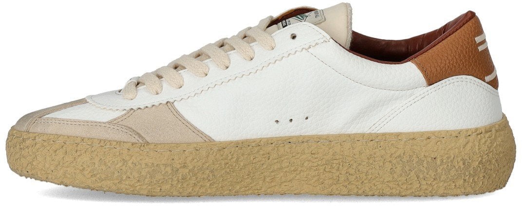 Puraai PURAAI 1.01 VINTAGE BISCOTTO SNEAKER Wit