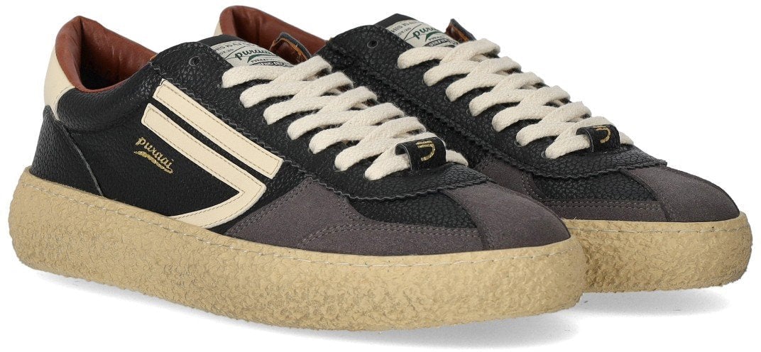 Puraai PURAAI 1.01 VINTAGE ECLIPSE SNEAKER Zwart