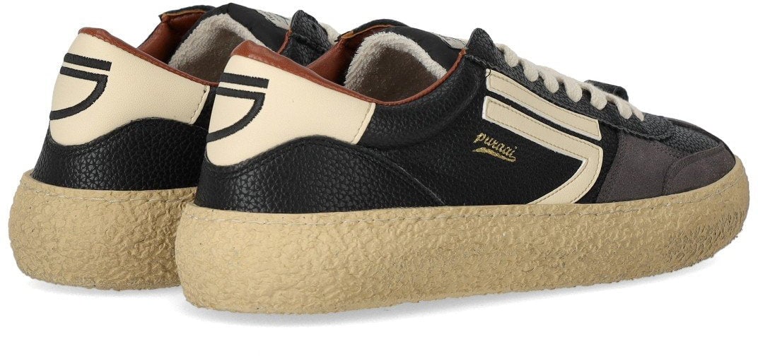 Puraai PURAAI 1.01 VINTAGE ECLIPSE SNEAKER Zwart
