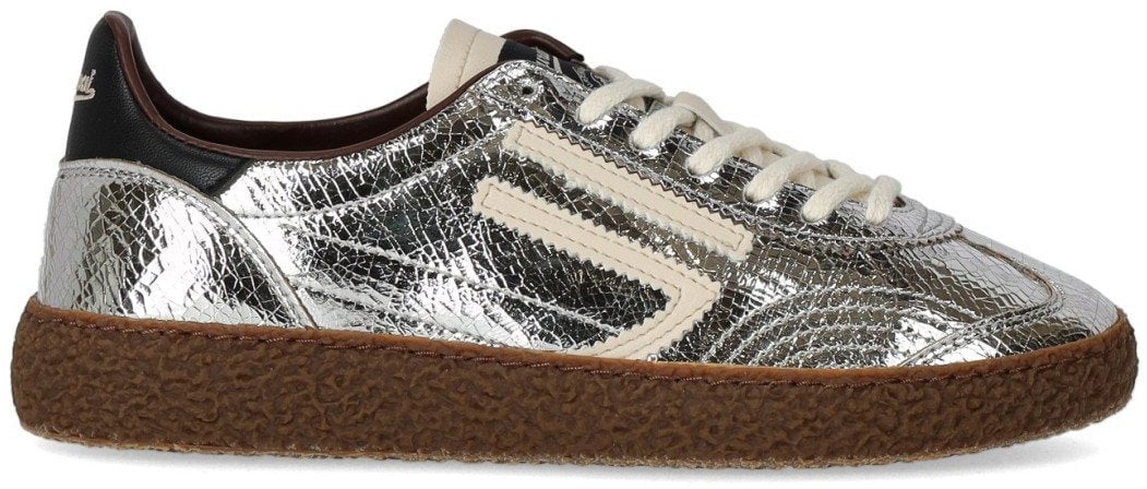 Puraai PURAAI 6.01 XS CRACKED SNEAKER Zilver