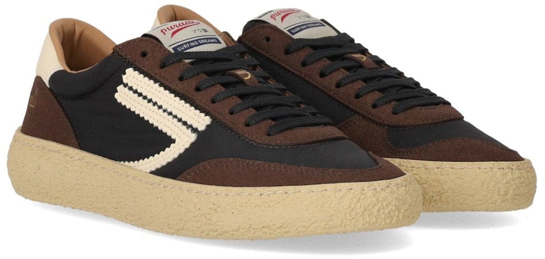 Puraai PURAAI 4.05 POLLY FUDGE SNEAKER Zwart