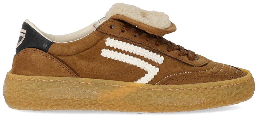 Puraai PURAAI 4.05 POLLY TAB TEDDY SNEAKER Bruin