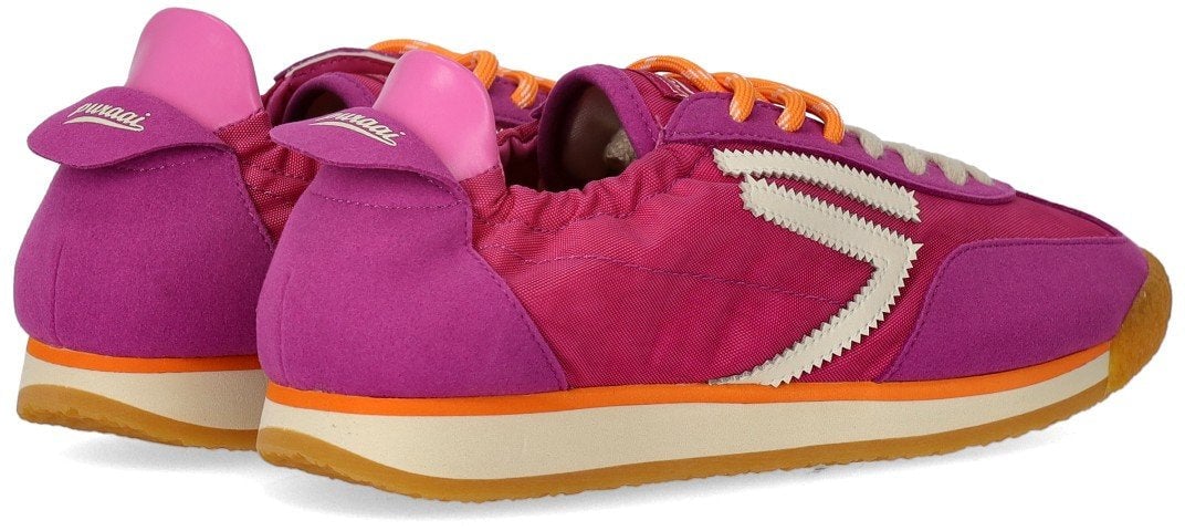 Puraai PURAAI 6.02 PANTHER JAM VINTAGE NYLON SNEAKER Roze