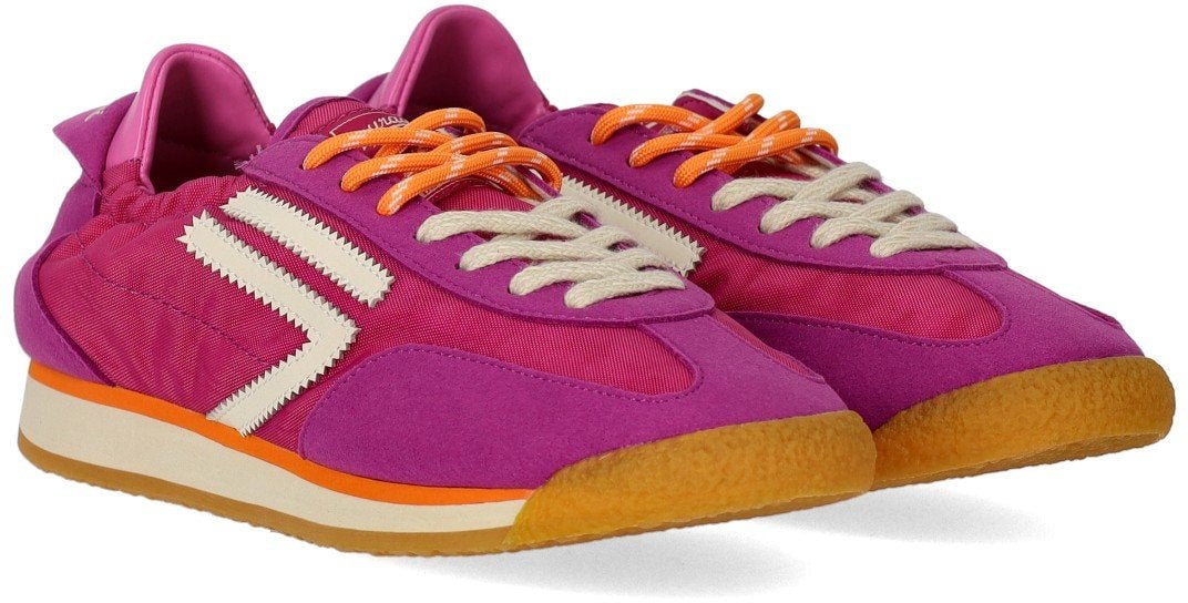 Puraai PURAAI 6.02 PANTHER JAM VINTAGE NYLON SNEAKER Roze