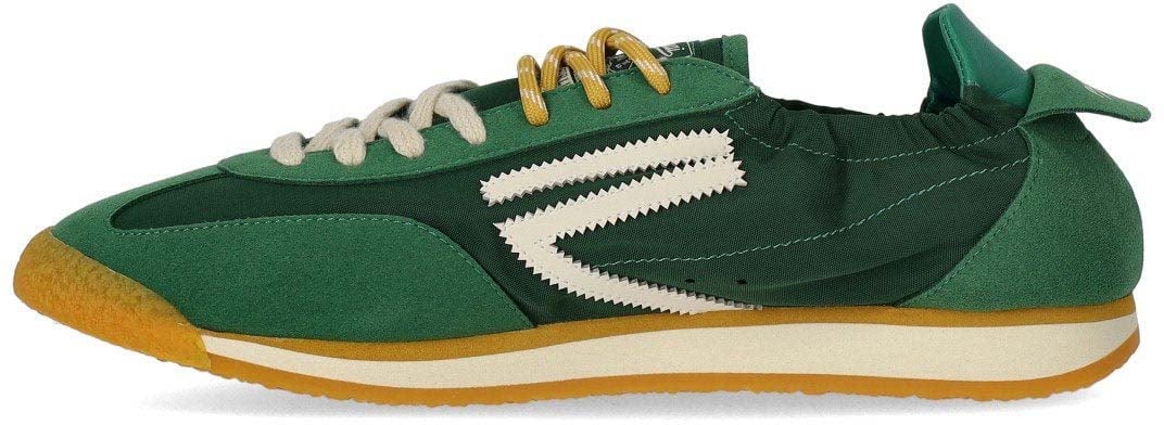 Puraai PURAAI 6.02 PANTHER FOOTBALL VINTAGE NYLON SNEAKER Groen