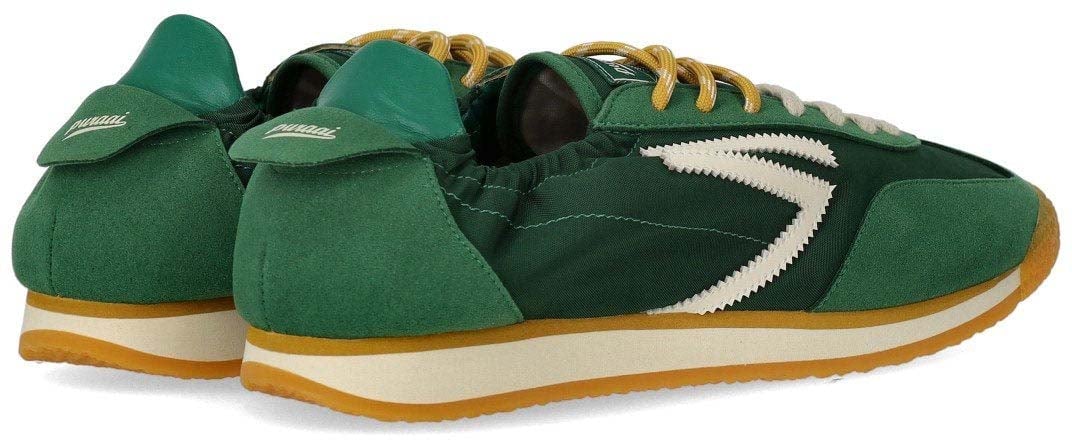Puraai PURAAI 6.02 PANTHER FOOTBALL VINTAGE NYLON SNEAKER Groen