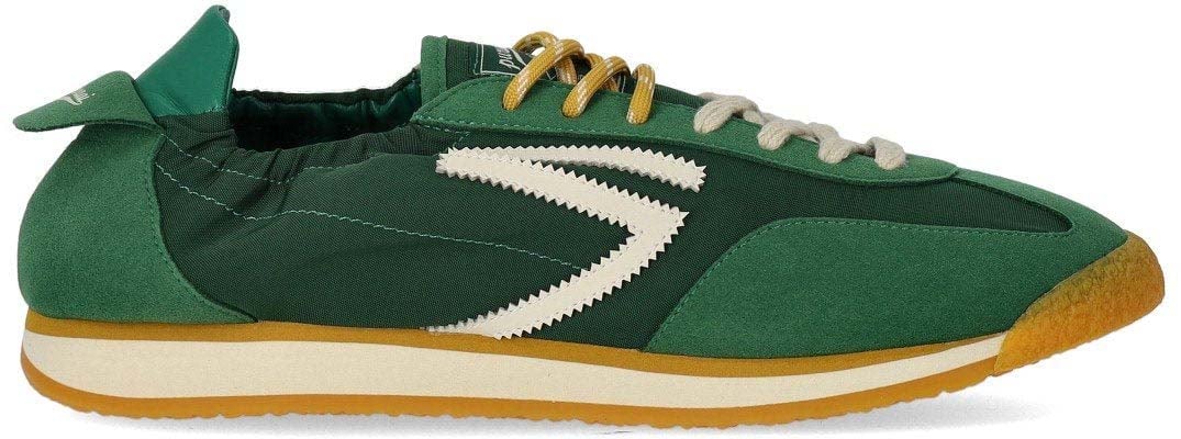 Puraai PURAAI 6.02 PANTHER FOOTBALL VINTAGE NYLON SNEAKER Groen