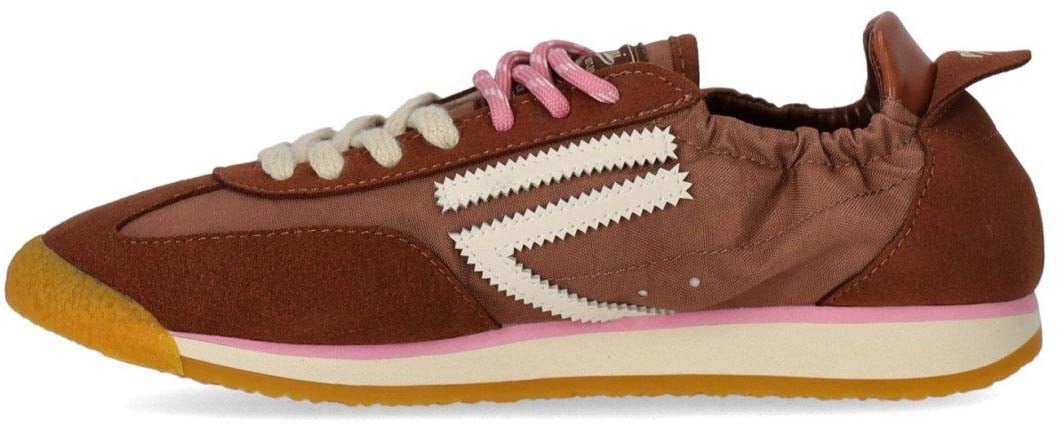Puraai PURAAI 6.02 PANTHER BROWNIE VINTAGE NYLON SNEAKER Bruin
