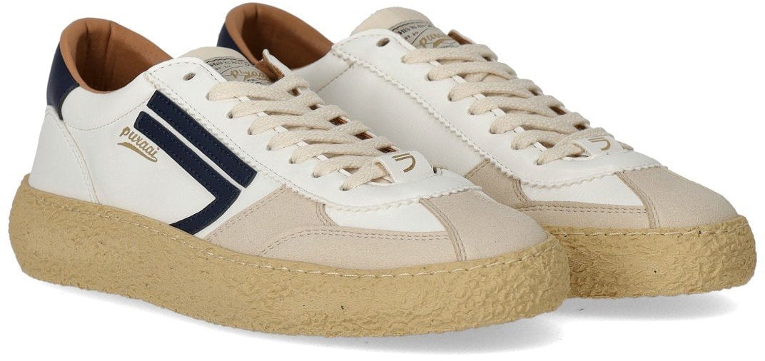 Puraai PURAAI 1.01 VINTAGE WHALE SNEAKER Wit