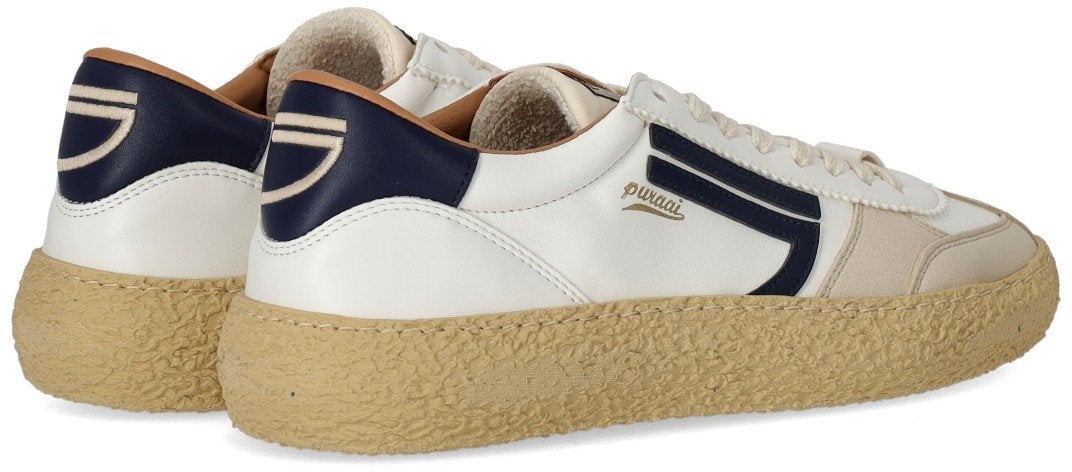 Puraai PURAAI 1.01 VINTAGE WHALE SNEAKER Wit