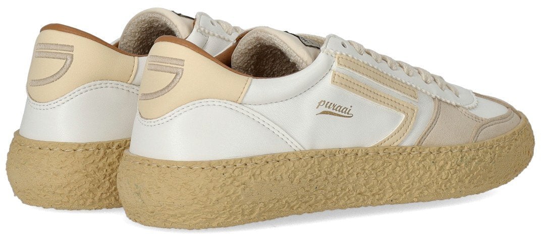 Puraai PURAAI 1.01 VINTAGE COCONUT MILK SNEAKER Wit