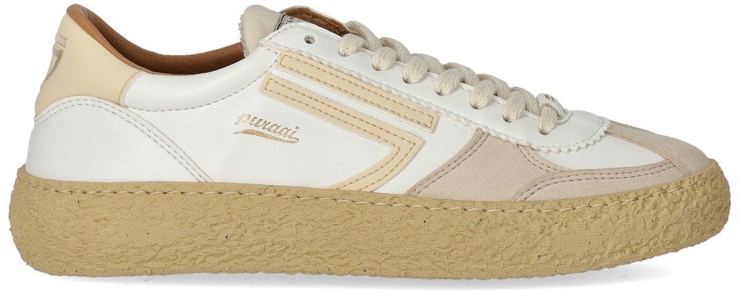 Puraai PURAAI 1.01 VINTAGE COCONUT MILK SNEAKER Wit