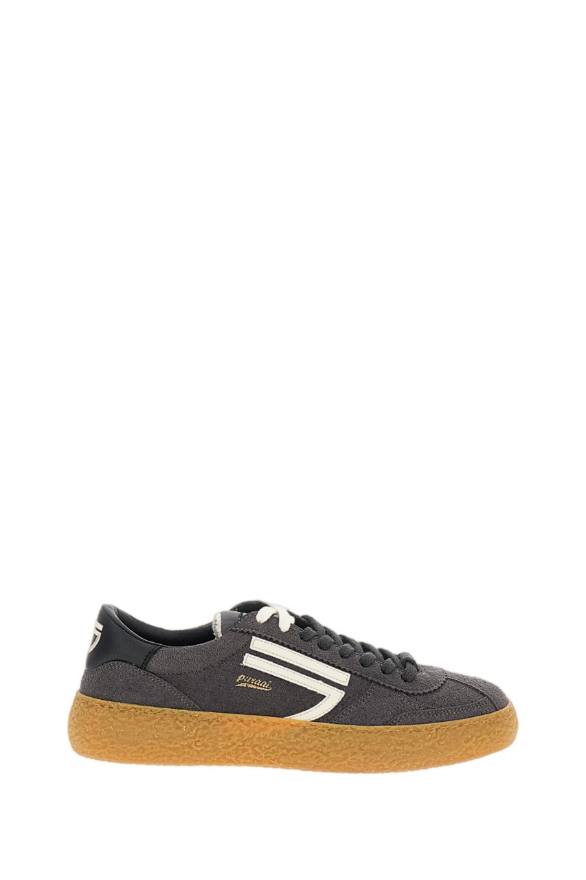 Puraai Gray 1.01 Vintage Vegan Leather Sneakers Grijs