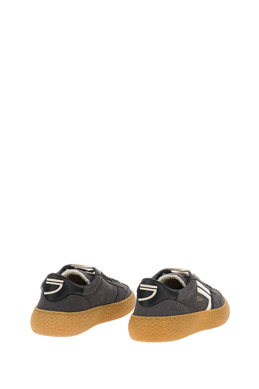 Puraai Gray 1.01 Vintage Vegan Leather Sneakers Grijs