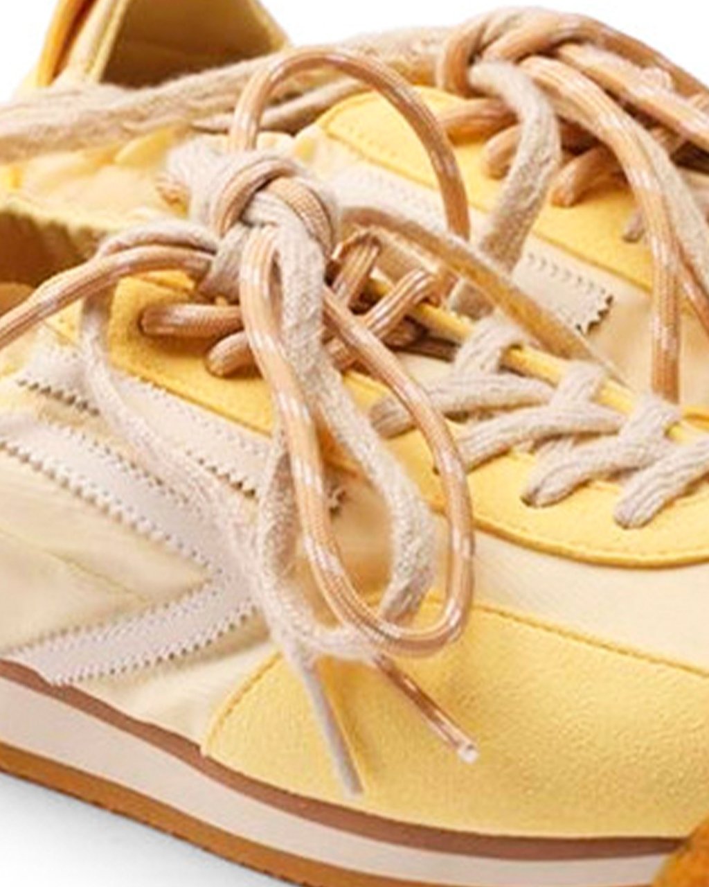 Puraai Sneakers Double Cream Geel