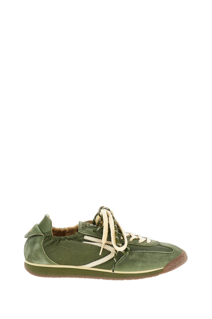 Puraai Green 6.02 Panther Nylon Sneakers Groen
