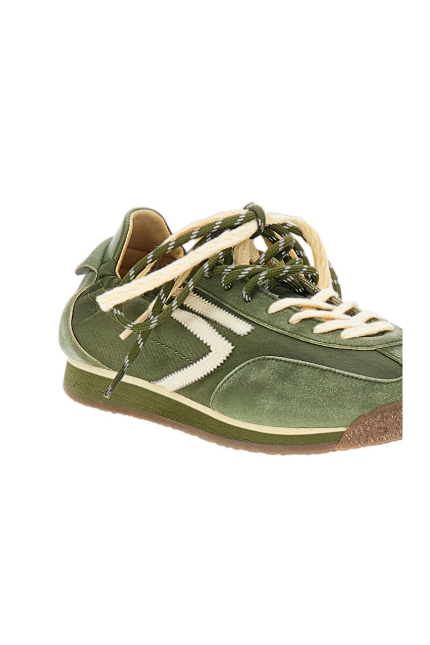 Puraai Green 6.02 Panther Nylon Sneakers Groen