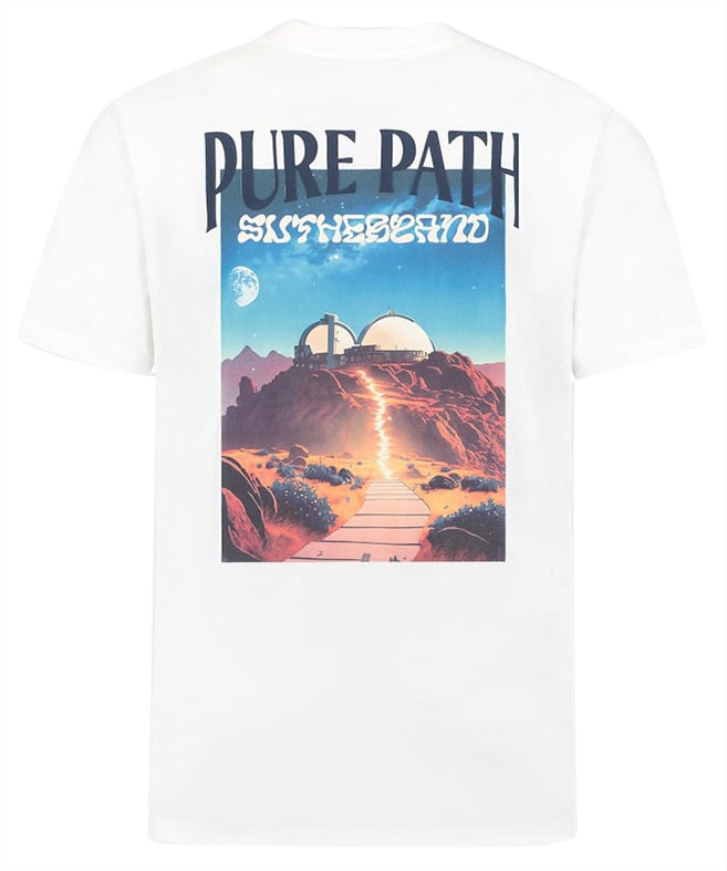 Pure Path Pure Path Loose Fit T-Shirts Crewneck SS Wit