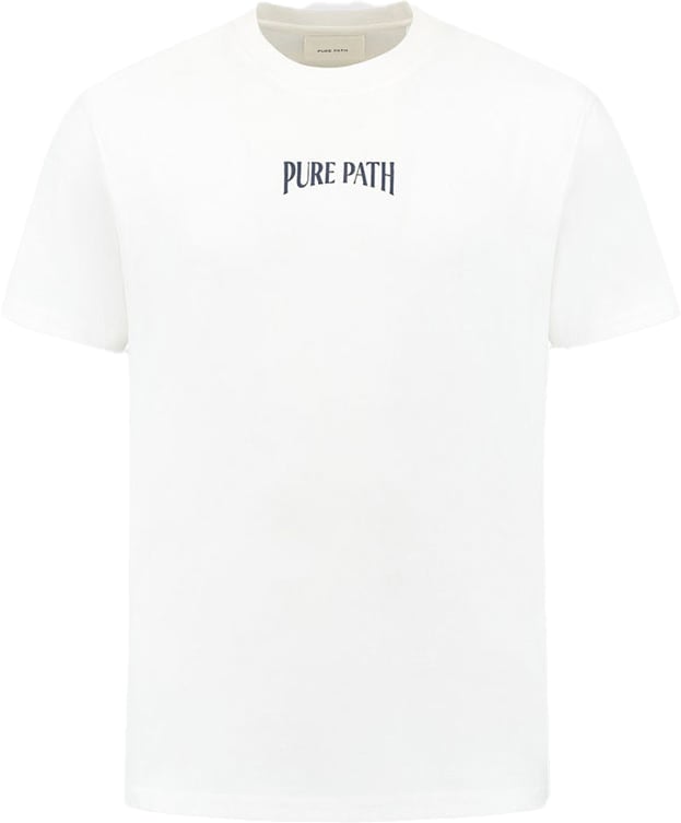 Pure Path Pure Path Loose Fit T-Shirts Crewneck SS Wit