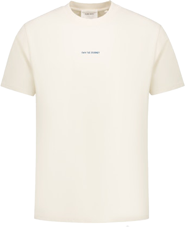 Pure Path Pure Path Loose Fit Crewneck SS T-Shirts Beige