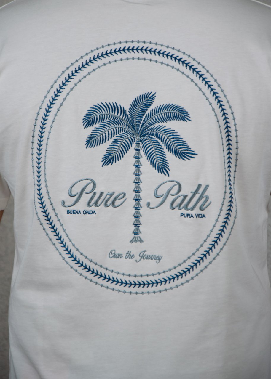 Pure Path Pure Path Loose Fit Crewneck SS T-Shirts Beige