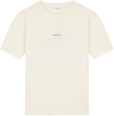 Pure Path Pure Path Family Chest T-Shirt Beige