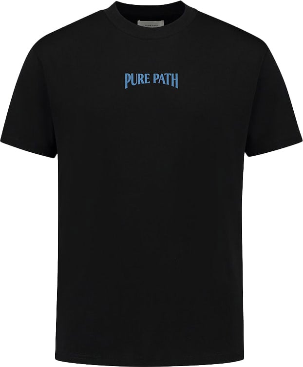Pure Path Pure Path Loose Fit T-Shirts Crewneck SS Zwart