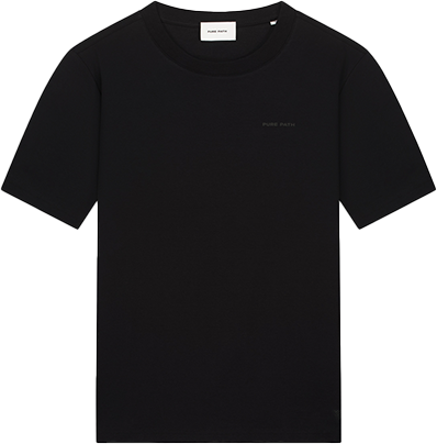 Pure Path Pure Path Essential Triangle Tee Zwart