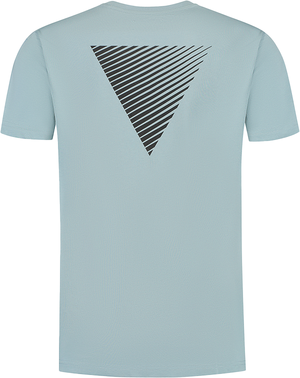 Pure Path Pure Path Regular Fit Crewneck SS T-Shirts Blauw