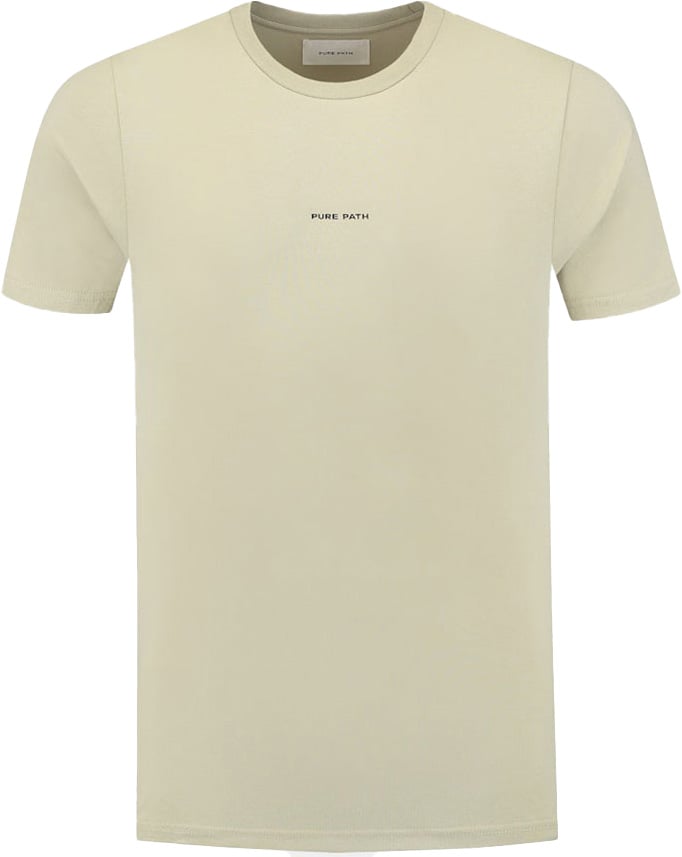 Pure Path Pure Path Regular Fit T-Shirt Crewneck SS Groen