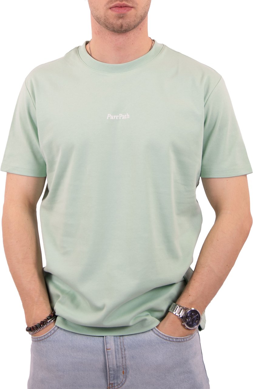 Pure Path Bold Emblem T-Shirt Groen