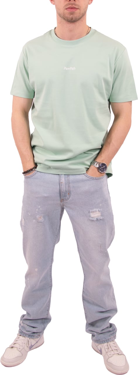 Pure Path Bold Emblem T-Shirt Groen