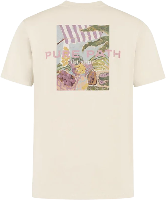 Pure Path Pure Path Loose Fit T-Shirts Beige