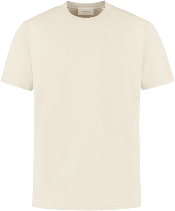 Pure Path Pure Path Loose Fit T-Shirts Beige