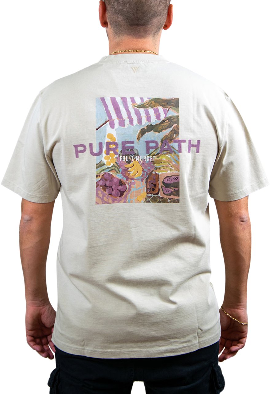 Pure Path Pure Path Loose Fit T-Shirts Beige