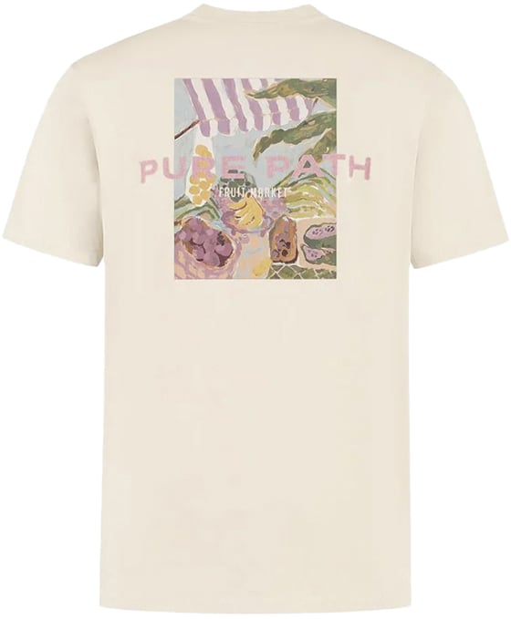 Pure Path Pure Path Loose Fit T-Shirts Beige