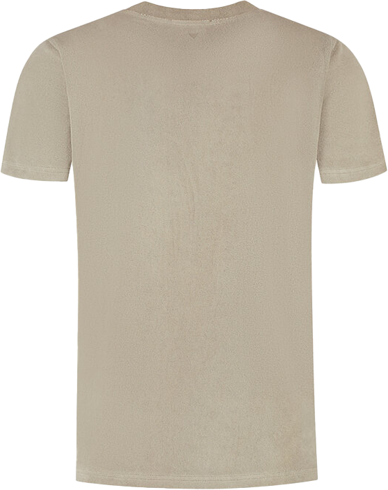 Pure Path Pure Path Regular Fit Crewneck SS T-Shirts Beige