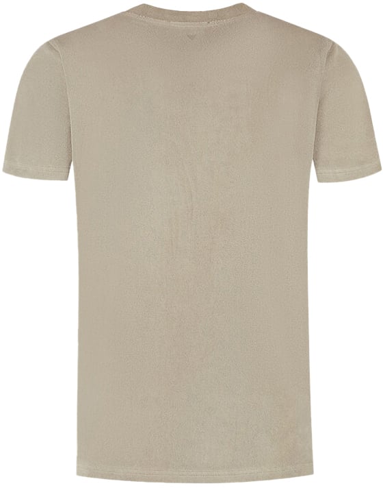 Pure Path Pure Path Regular Fit Crewneck SS T-Shirts Beige