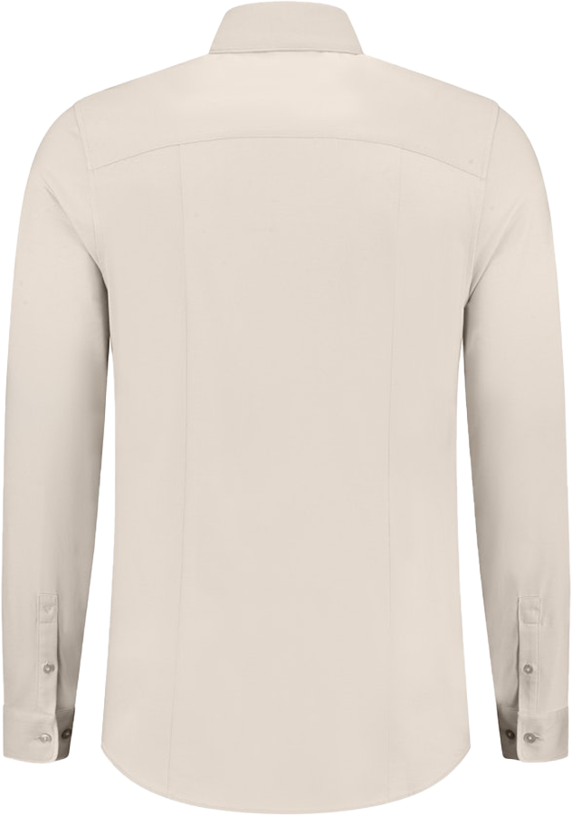 Pure Path Pure Path Slim Fit Smart Shirts Beige