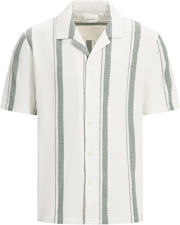 Pure Path Pure Path Loose Fit Shortsleeve Shirts Beige