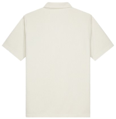 Pure Path Honeycomd Shortsleeved Shirt Beige