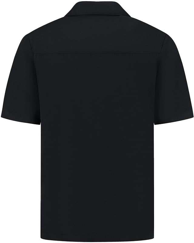 Pure Path Regular Fit Shortsleeve Shirts Zwart