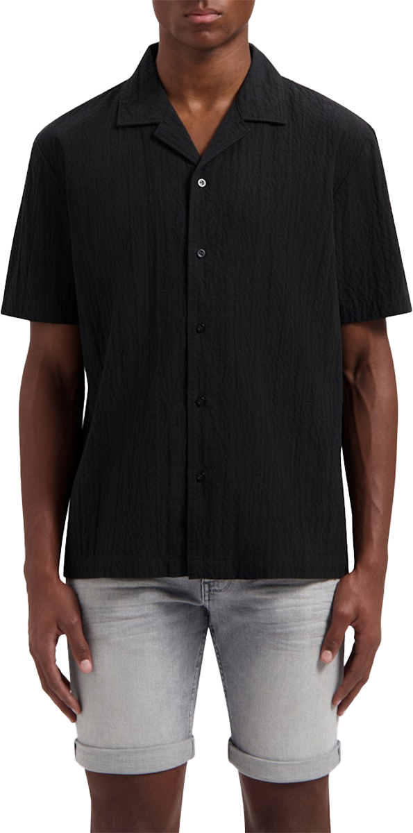 Pure Path Pure Path Overshirt Korte Mouw Zwart