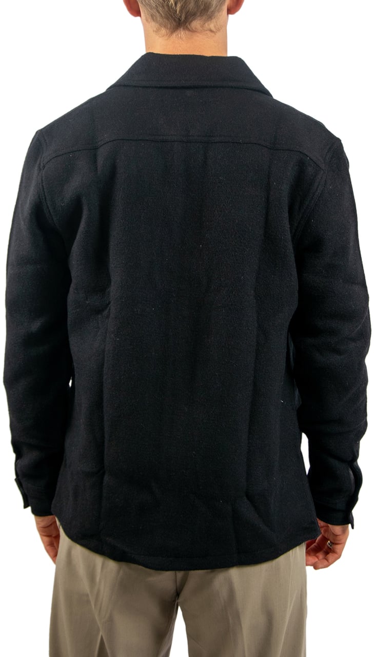 Pure Path Regular Fit Overshirts Zwart