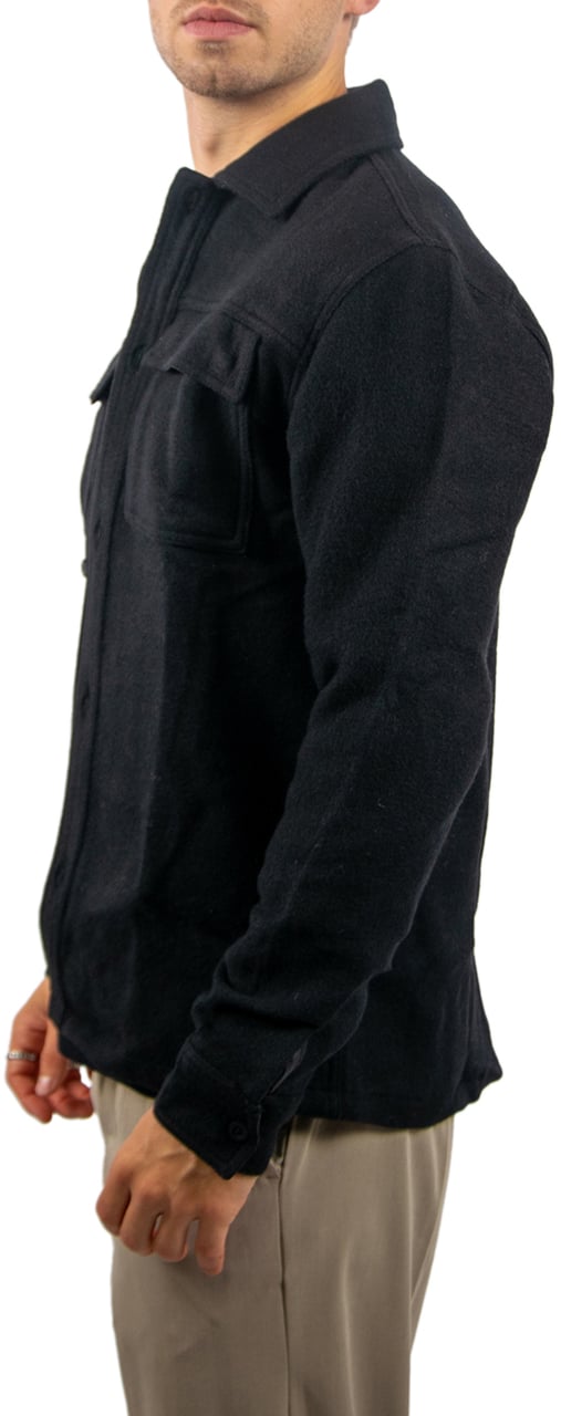 Pure Path Regular Fit Overshirts Zwart