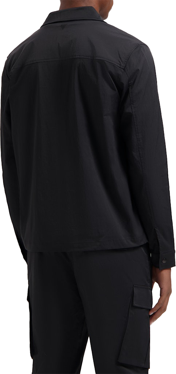 Pure Path Pure Path Overshirt Met Rits Zwart